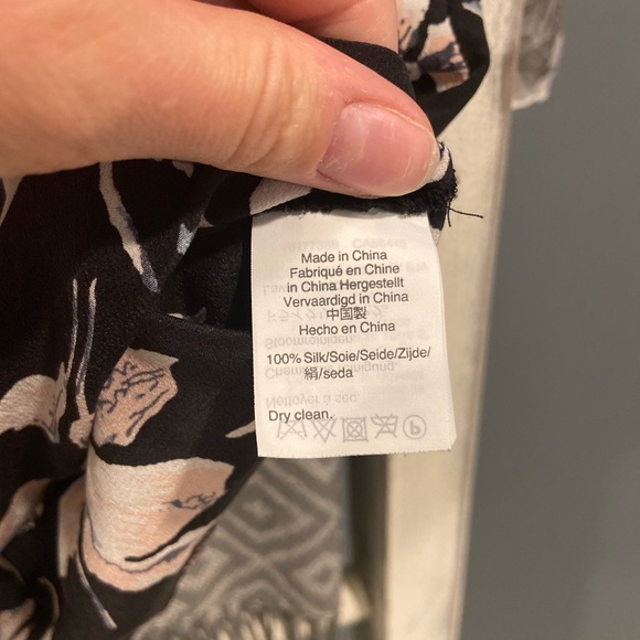 Madewell silk orchid shirt - Picture 6 of 8